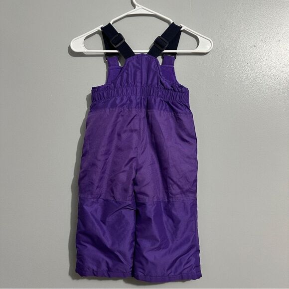 Purple ski bib with adjustable straps size 18-24 months unisex - Picture 3 of 6